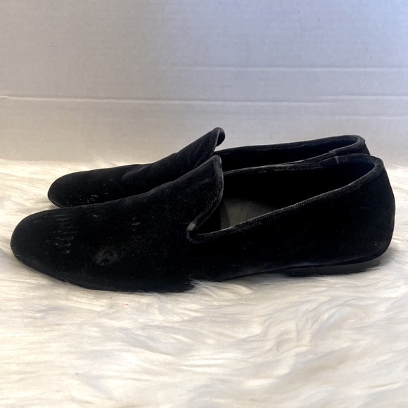 Vince Bray Smoking Velvet Loafers Size 6.5 - Picture 6 of 11